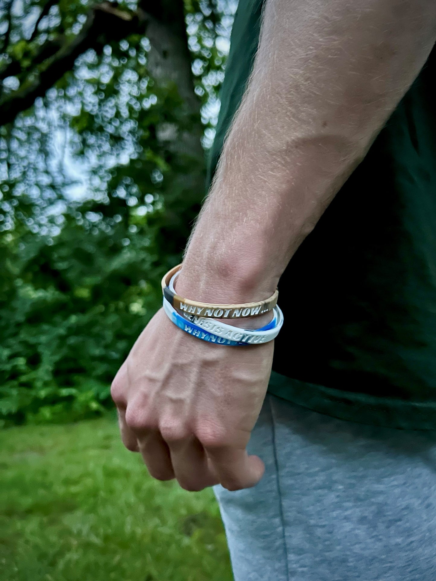 Why Not Now Wristband Pack